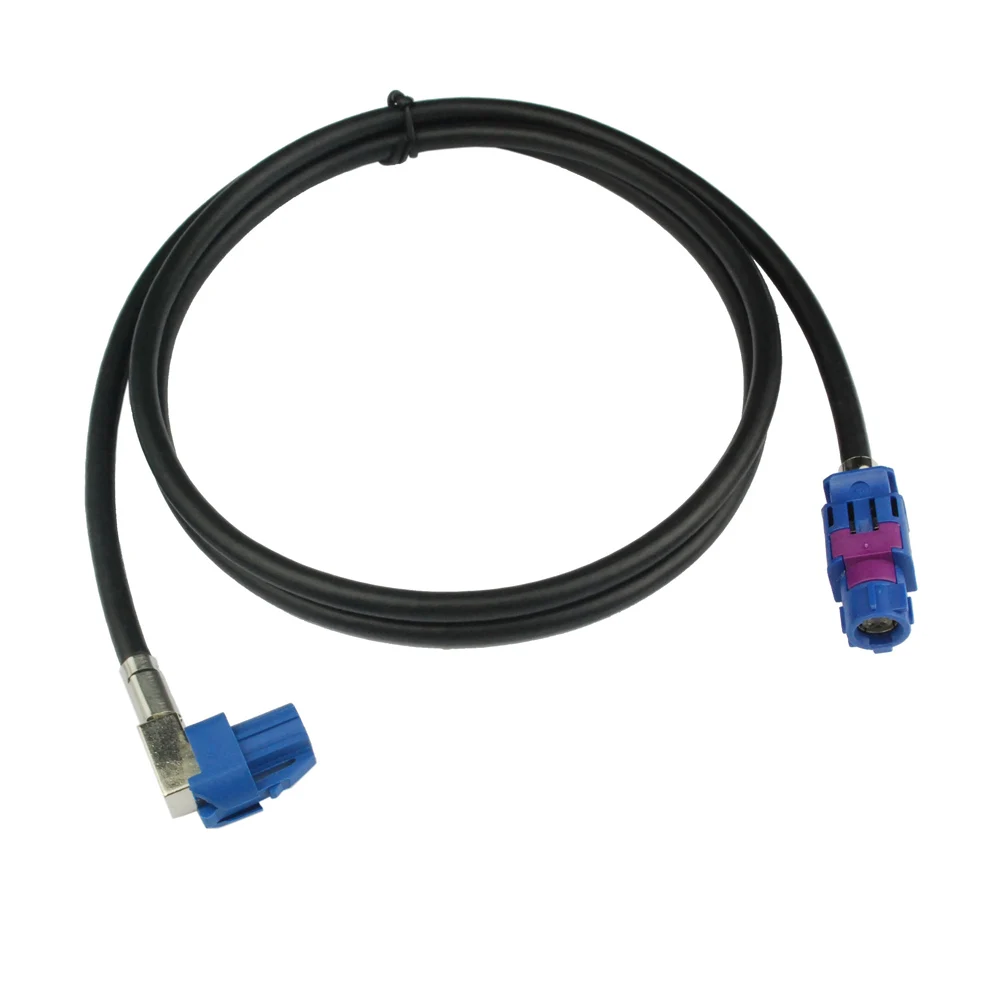 

Superbat HSD Cable Fakra C Code Assembly Right Angle Female Jack to C Code Right Angle Jack Decar 535 120cm for BMW Benz