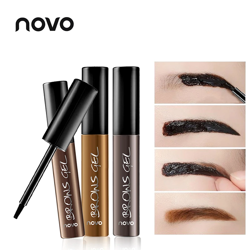 

NOVO makeup peel off eyebrow gel 3 Days long lasting eyebrow tint cream for eyebrows waterproof eyebrow pomade BN001