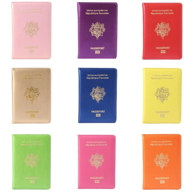 

Travel Passport ID Card Cover Holder Case Protector Organizer Gift French New