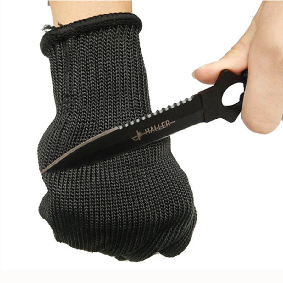 Анти-порезы рыболовные охотничьи защитные перчатки, устойчивые к ногам, для кухни, рабочие защитные стальные сетчатые перчатки для мужчин, безопасность