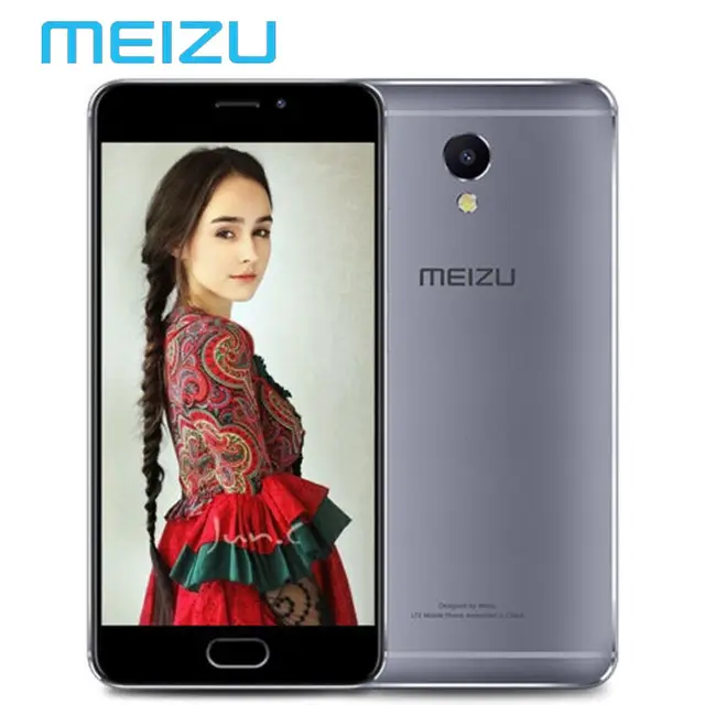 Оригинальный Meizu M5 Примечание Глобальной прошивки 4 ГБ RAM 64 ГБ ROM Мобильного Телефона Helio P10 Octa Ядро 5.5 "1920x1080 4000 мАч OTA Обновление M621Q