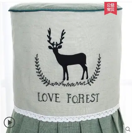 Garden cartoon water dispenser set of 2 sets of living room fashion fresh fabric drinking bucket cover dust cover