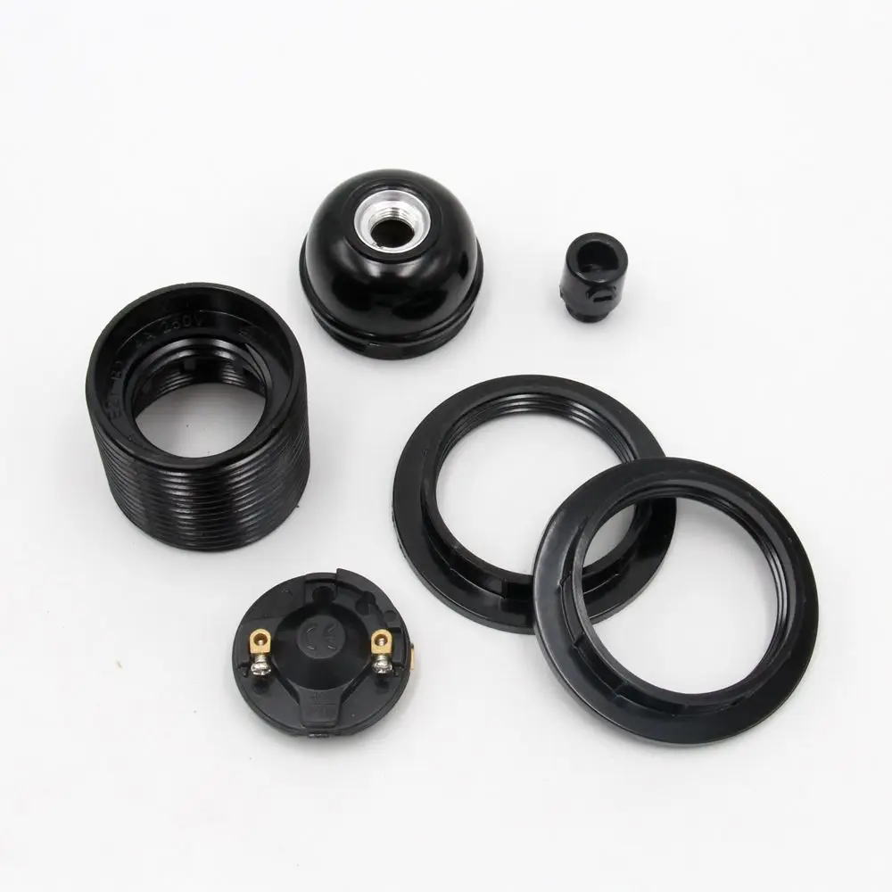Bakelite Plastic E27 Lamp Base Screw Lamp Holder E27 Fittings Phenolic Screw Bulb Socket lamp holder,lamp bulb holder,lamp base,led lamp base