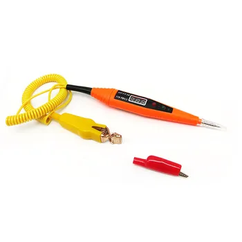 

Professional durable digital voltage tester with number screen Pen needle protector 2.5-32V For Checking Circuits Fuses