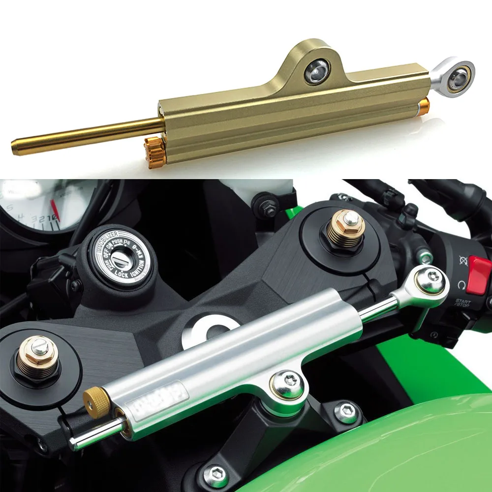 New Motorcycle CNC Universal Stabilizer Damper Complete Steering