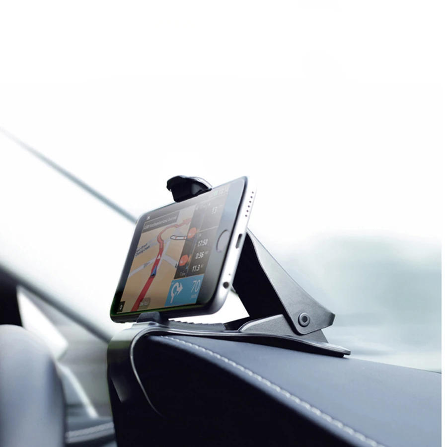 Hocke Auto Telefon Halter Stehen Verstellbare Clip Auto Weichen Anti Slip Handy Halter GPS Halterun