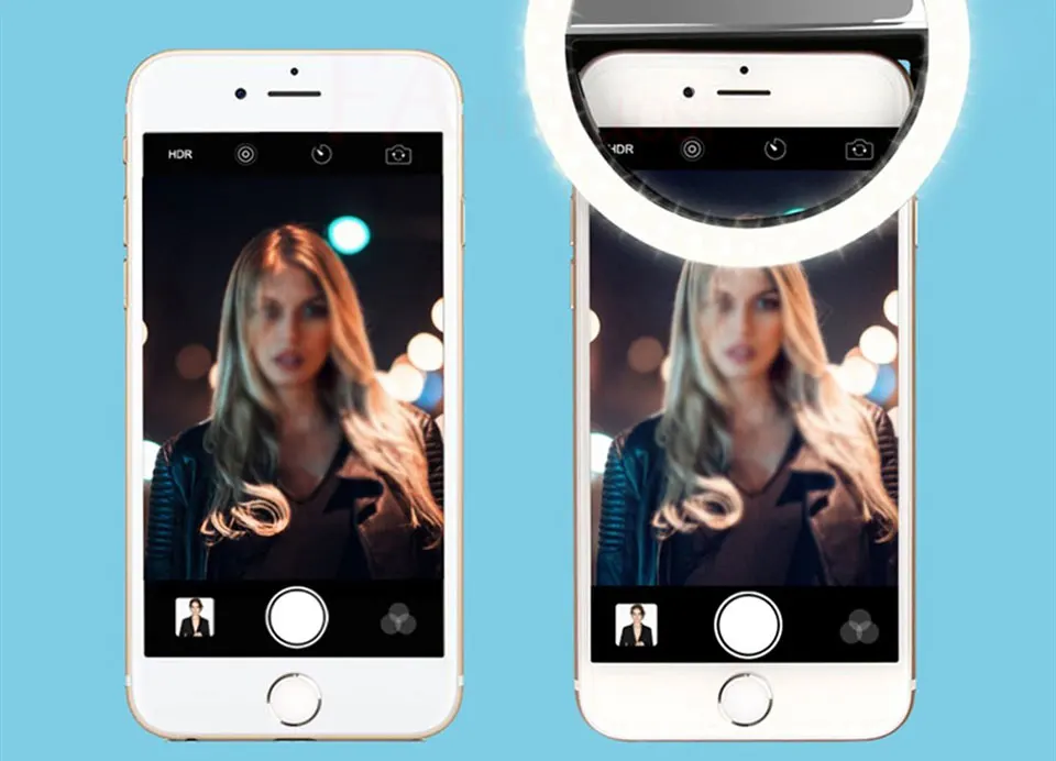Селфи кольцевой светильник USB зарядка селфи портативная Вспышка светодиодная камера телефон фотография кольцевой светильник для улучшения фотографии для iPhone