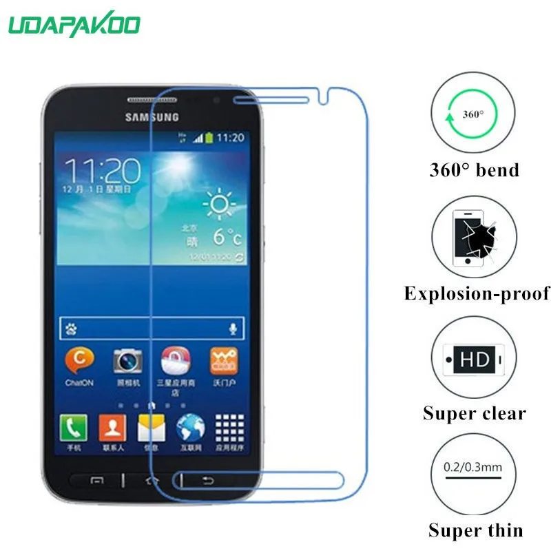 

udapakoo clear Tempered (soft glass) film for Samsung Galaxy Core Advance i8580 Nano Explosion-proof glass Screen Protector