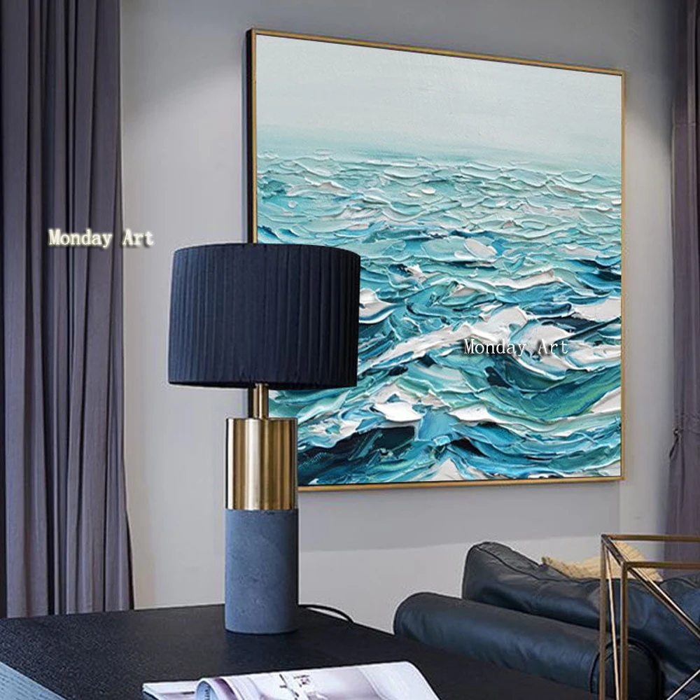 SS The-100-Hand-painted-abstract-Modern-The-Ocean-waves-Oil-Painting-On-Canvas-Wall-Art-Wall (2)
