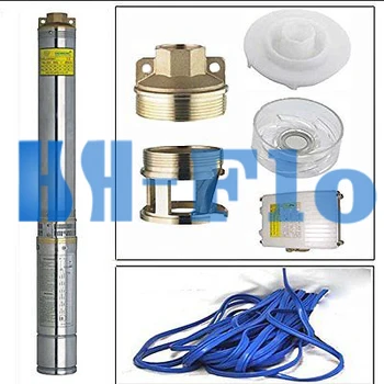 

HSH-Flo 2HP 220V 4'' Submersible Deep Well Pump With Control Box & 100FT Cable