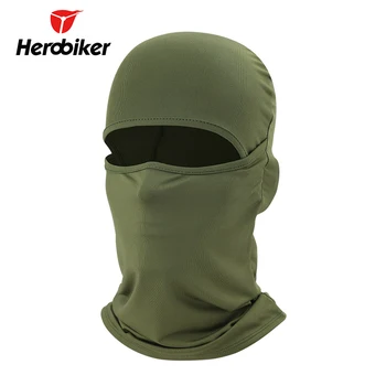 

HEROBIKER Summer Motorcycle Face Mask Moto Balaclava Ski Mask Ghost Skull Biker Breathable Face Shield Motorcycle Mask, 8 Colors