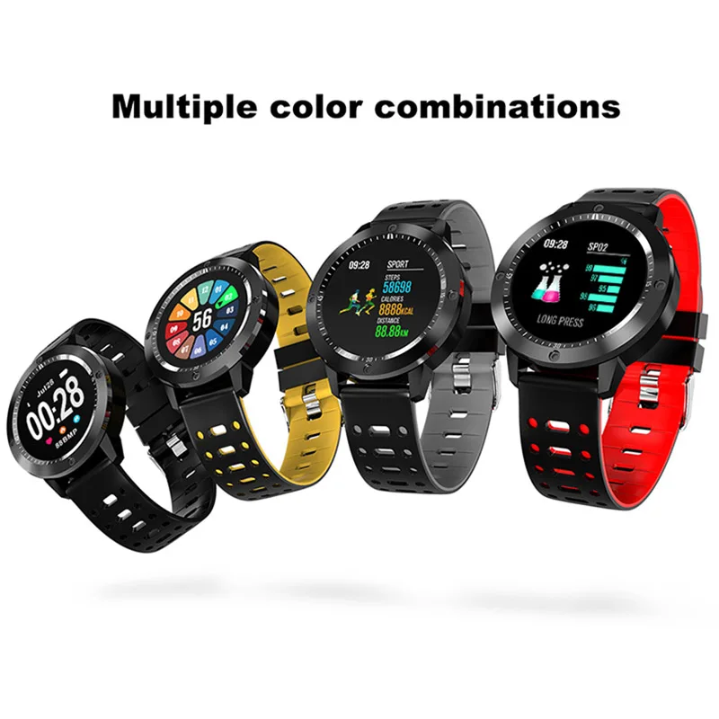 

Smart Watch IP67 Color Screen Round Bracelet Sports Heart Rate Monitor Sports Smart Bracelet Movement SD998