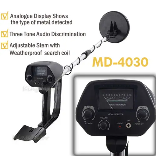 

Factory Professtional MD-4030 Underground Metal Detector Gold Detectors MD4030, Treasure Hunter Detector Circuit Metales