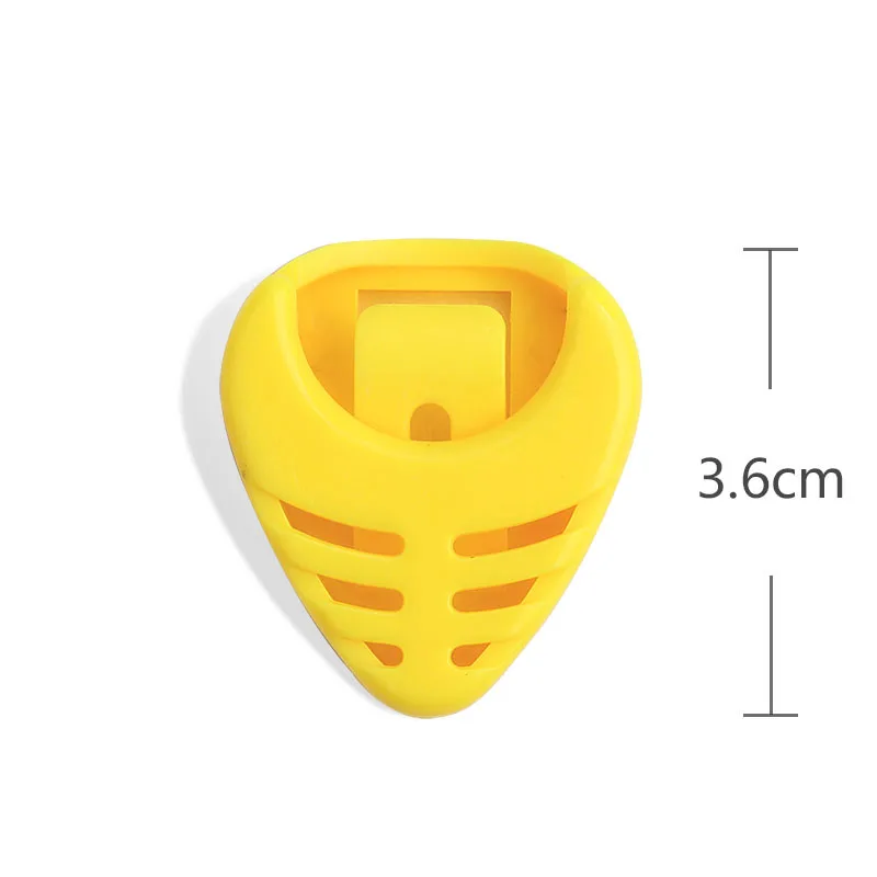 Хит, маленькая красивая коробка, медиаторы для гитары, 7 цветов, 3,6 см, высококачественный пластик, аксессуары для гитары, медиаторы для гитары, коробки