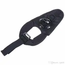 GoPro Accessories 360Degree Rotation Glove style Wrist Hand Band Mount Strap For GoPro Hero 4 Hero 4 Session 3+ 3 2 Xiaoyi cam