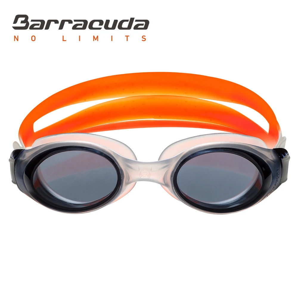 Очки для плавания Barracuda наклонные линзы цельная оправа анти туман УФ Защита