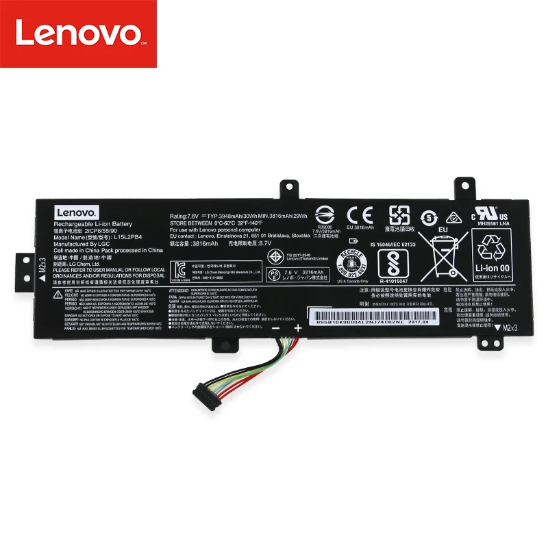 Оригинальный аккумулятор для ноутбука Lenovo IdeaPad 310-15ISK серия 310 7 6 В 30 Вт/ч 3816 мАч