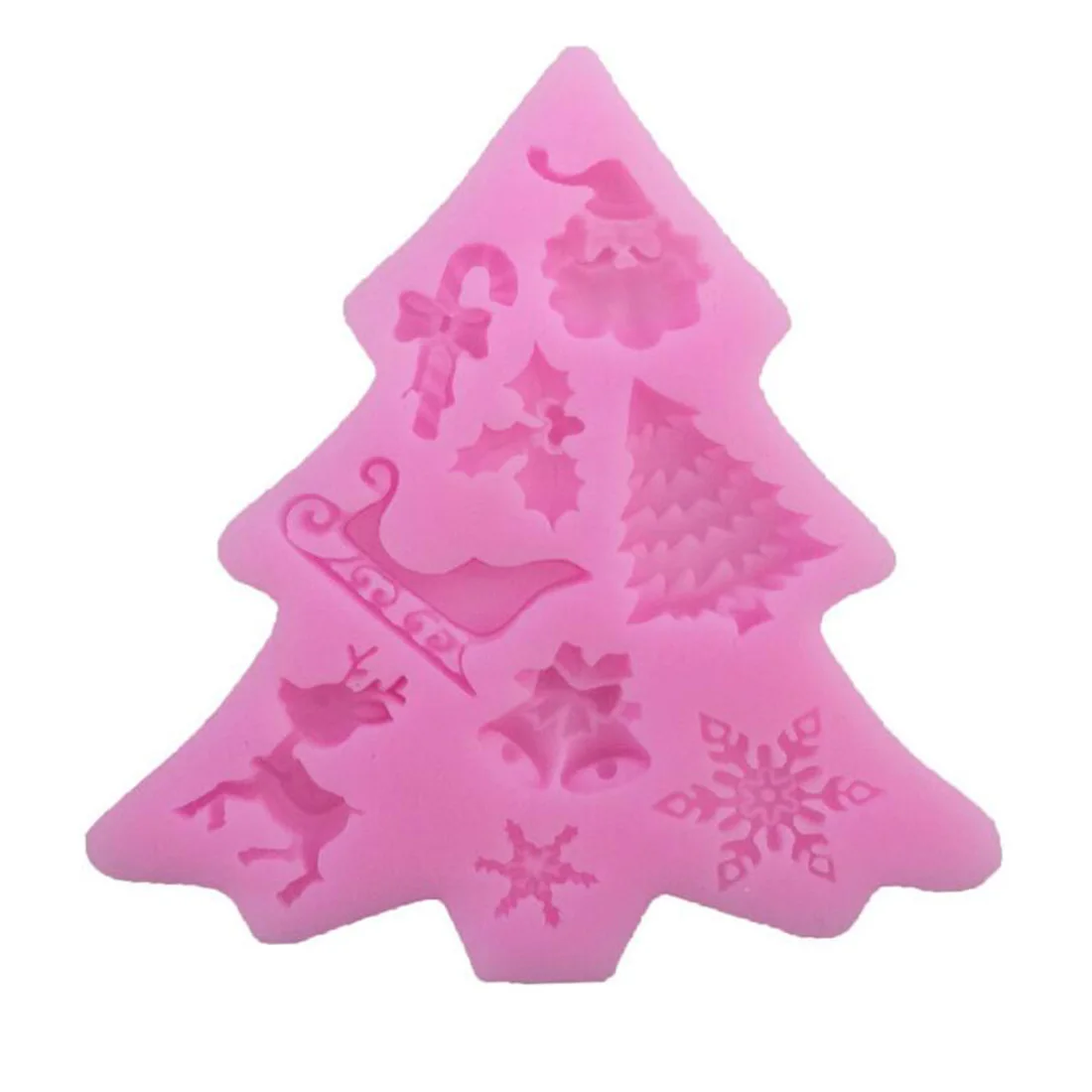 Хорошая в форме рождественской ёлки Рождественская Форма для пирога форма для кекса инструменты для украшения торта конфеты - Цвет: 2