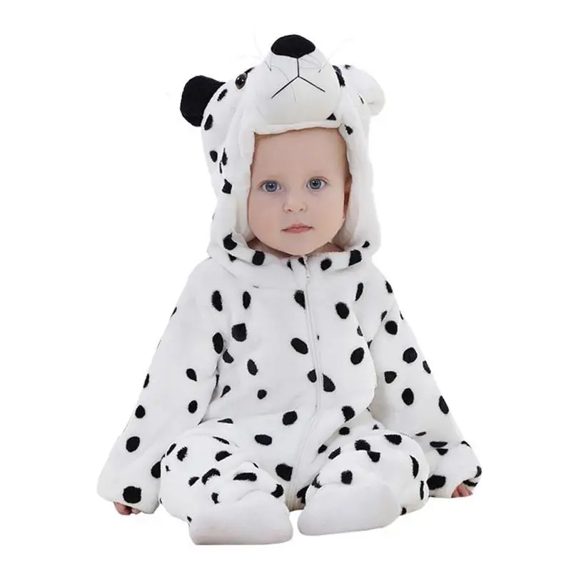 

Autumn Winter Baby Clothes Flannel Baby Boy Clothes Cartoon Animal Jumpsuit Baby Girl Rompers