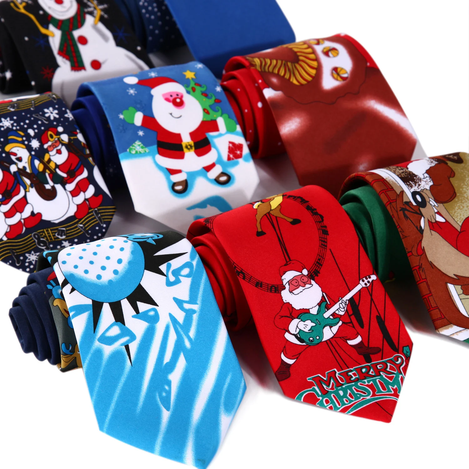 Christmas Tie Gift 3.4" 100Silk Wedding Party Woven Classic Men Tie