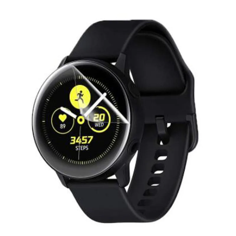 

5pcs Anti-shock Soft TPU Ultra Clear Protective Film Guard For Samsung Galaxy Watch Active SmartWatch LCD Screen Protector Cover