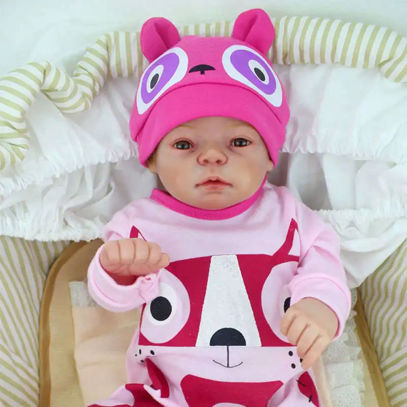 

20" High Simulation Reborn Dolls Lifelike Baby Girls Newborn Reborn Doll XMAS Birthday Gifts for Kids
