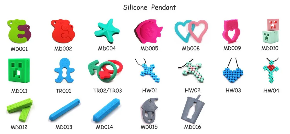 Mydear silicone pendant and teether