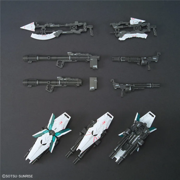 Bandai Gundam 1/144 RG полный панцири единорог GUNDAM мобильный костюм собрать модель наборы фигурки Детские игрушки