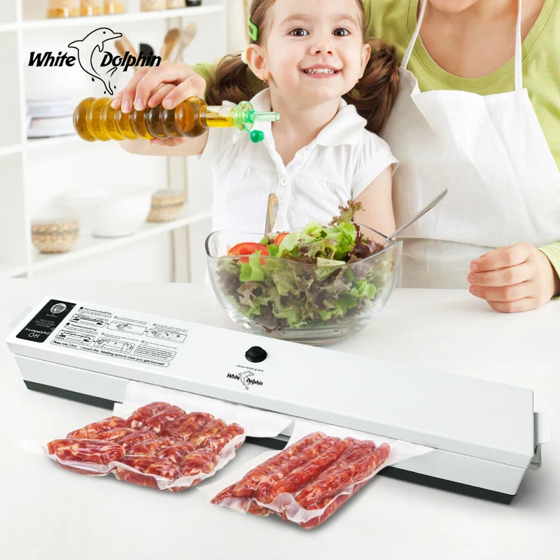  Kitchen Food Packaging Machine Vacuum Sealer Packer With 15pcs Saver Storage Bags 110V 220V Home El