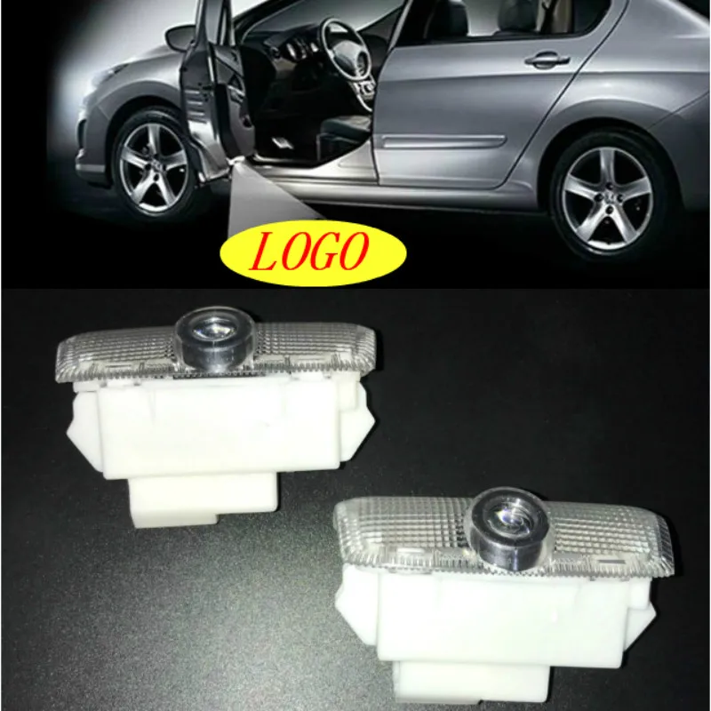 Jurus Car Door Light Logo Badge Light Emblem Led For Infiniti Qx70