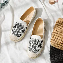 Удобная дышащая повседневная обувь на плоской подошве, обувь с закрытым носком, нескользящая соломенная обувь в рыбацком стиле