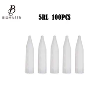 100 шт 5RL Перманентный макияж иголки 5 мм диаметр длина бровей Иглы татуировки Советы