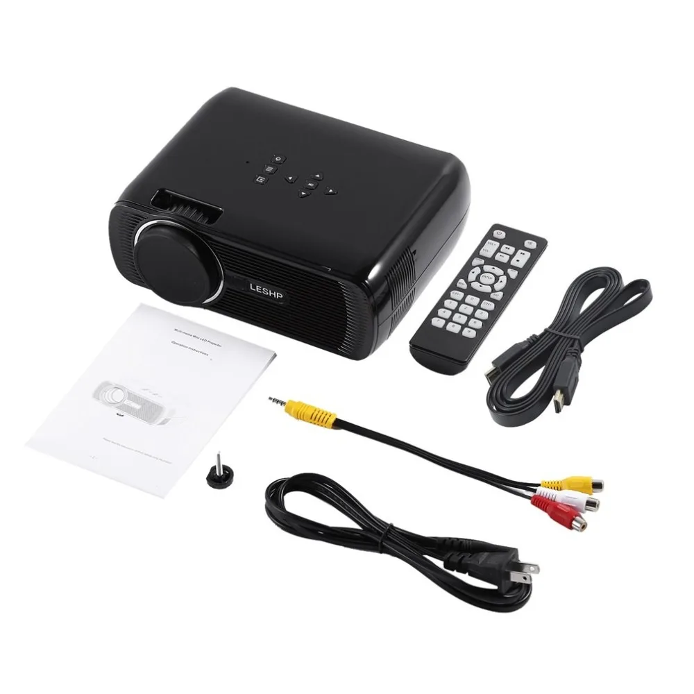 

BL-80 Mini WIFI LED Projector HD 1080p Video Media Player Support HDMI AV USB Portable Home Theater For Android 4.4