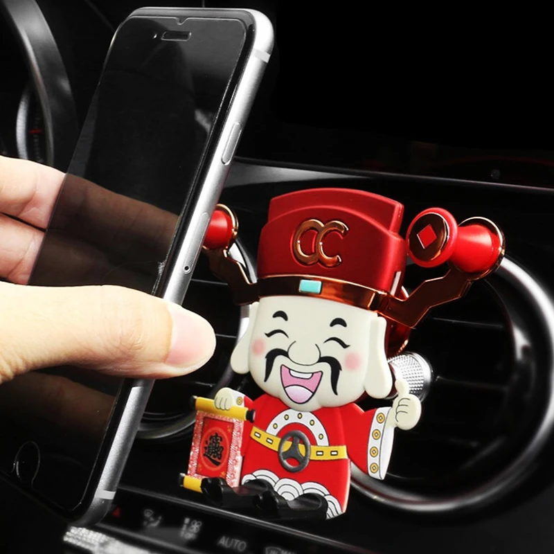 

Newest Vehicle Air Outlet Vent Mount Car Holder Stand Smartphone Mobile Phone Holder Bracket Automatic Gravity Holder Clip