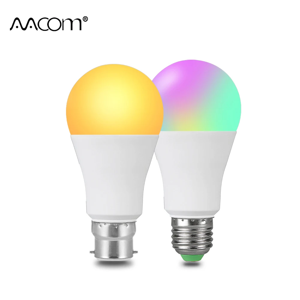 15W Ampoule LED RGBW умная лампа 85-265V E27 B22 музыка Голосовое управление Bluetooth