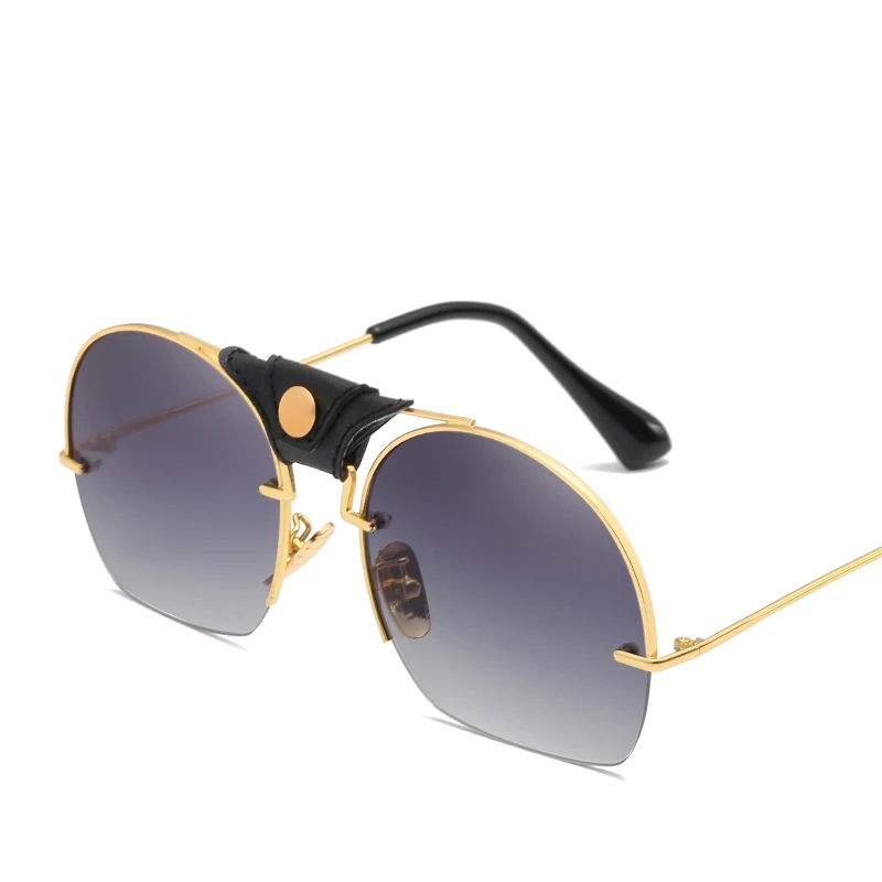 Модные дизайнерские женские солнцезащитные очки 2018 высокое качество стимпанк Лето очки Винтаж квадратный вождения оттенки