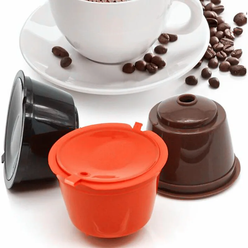 

3pcs/pack use 150times Reusable Dolce Gusto Coffee Capsule,Plastic Refillable Compatible Dolce Gusto Coffee Filter Baskets