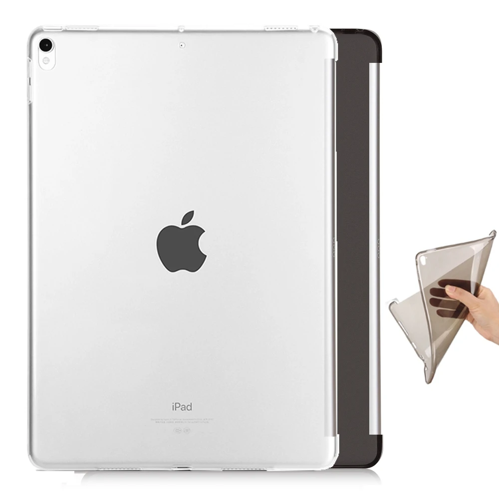 Clear Tpu Protective Silicone Case For Apple Ipad Pro 10 5 Smart Cover Keyboard Partner Soft Flexible Bottom Back Case Skin Shel Case For Apple Silicone Case For Ipadcase For Ipad Aliexpress