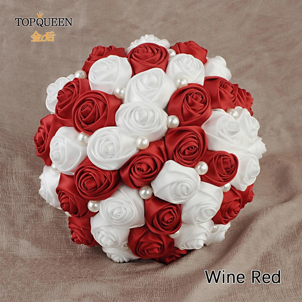 Topqueen F4 Bouquet De Mariage Bouquet De Fleurs Pour Rose