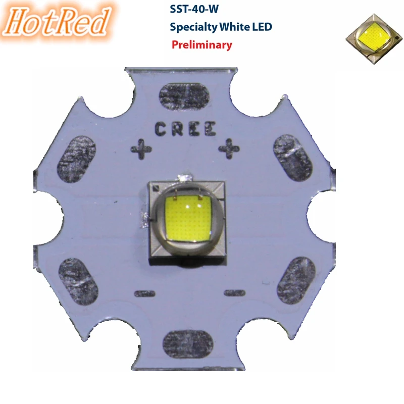 1 шт. Luminus SST-40 10 Вт светодиодный 1100lm холодный белый вместо CREE XML T6 XML2 XM-L2 светодиодный светильник излучатель диод для вспышки светильник с pcb