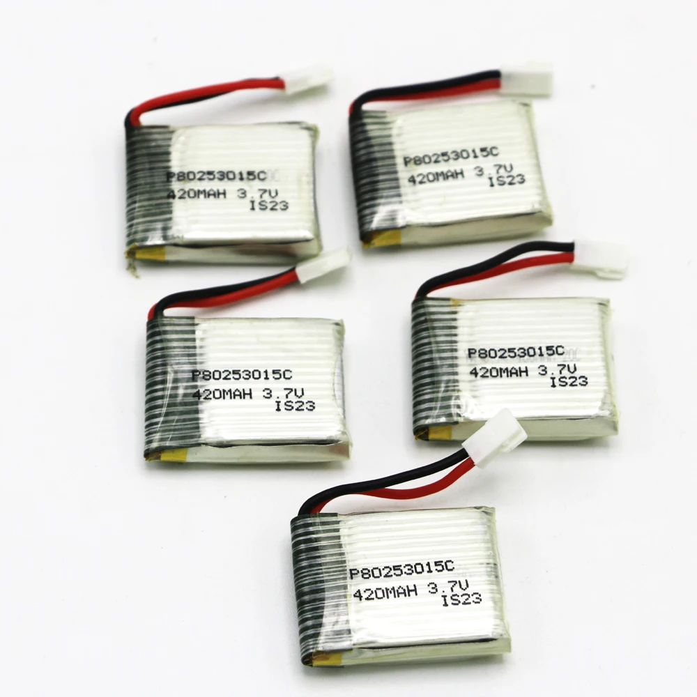 5pcs lot Rc lipo font b Battery b font 3 7V 420mAh 15C Lipo font b