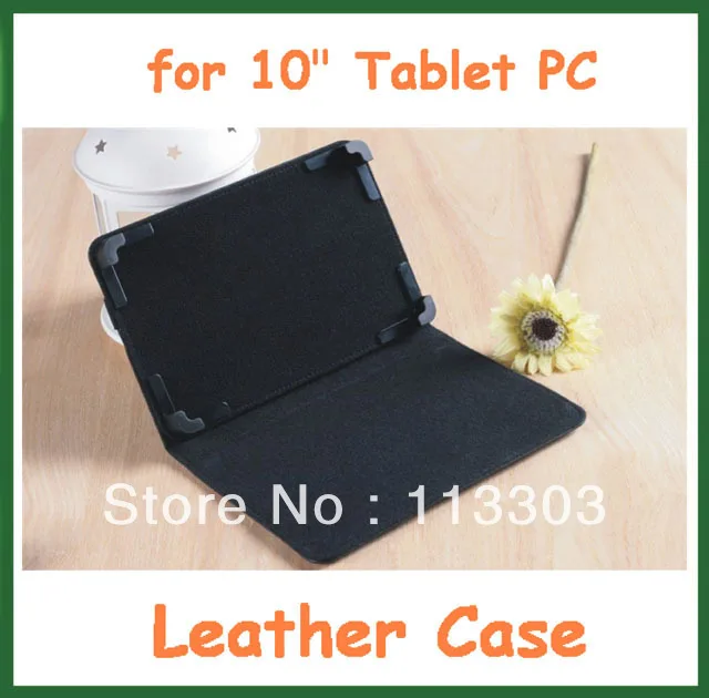 

Universal PU Leather Case with Stand for 10" Android Tablet PC Free Shipping