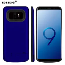 Бесплатный подарок Egeedigi 6000 mAh тонкий противоударный Батарея Зарядное устройство чехол для Samsung Galaxy S8/S9 плюс Note8 резервный чехол Мощность Bank Дело