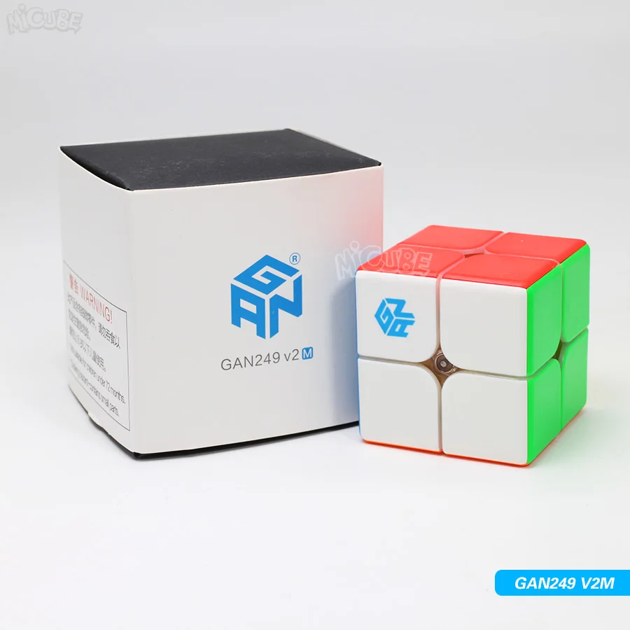 Magnético de Gan Cubo Velocidade Mágica 4x4x4 Gan 356 ar sm 354 m 460 249 v2 356x Stikerelss Magnetc 2x2x2 3x3x3 16 Cubos mágicos