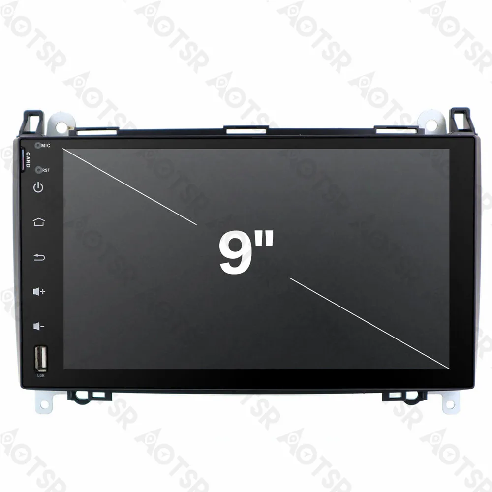 Top Android 8.0 Car GPS Navigation Car Radio DVD Player Headunit For MERCEDES BENZ Sprinter W169 W245 W906 B200 Vito Viano W469 2
