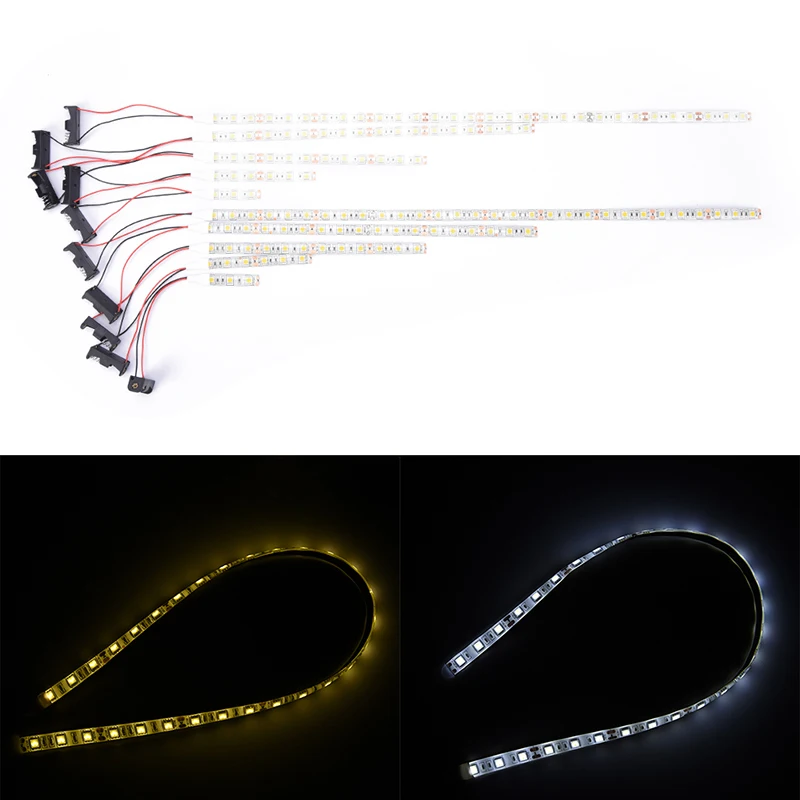 5 см/10 см/20 см/30 см/50 см Светодиодная лента на батарейках 5050 SMD теплый белый/белый