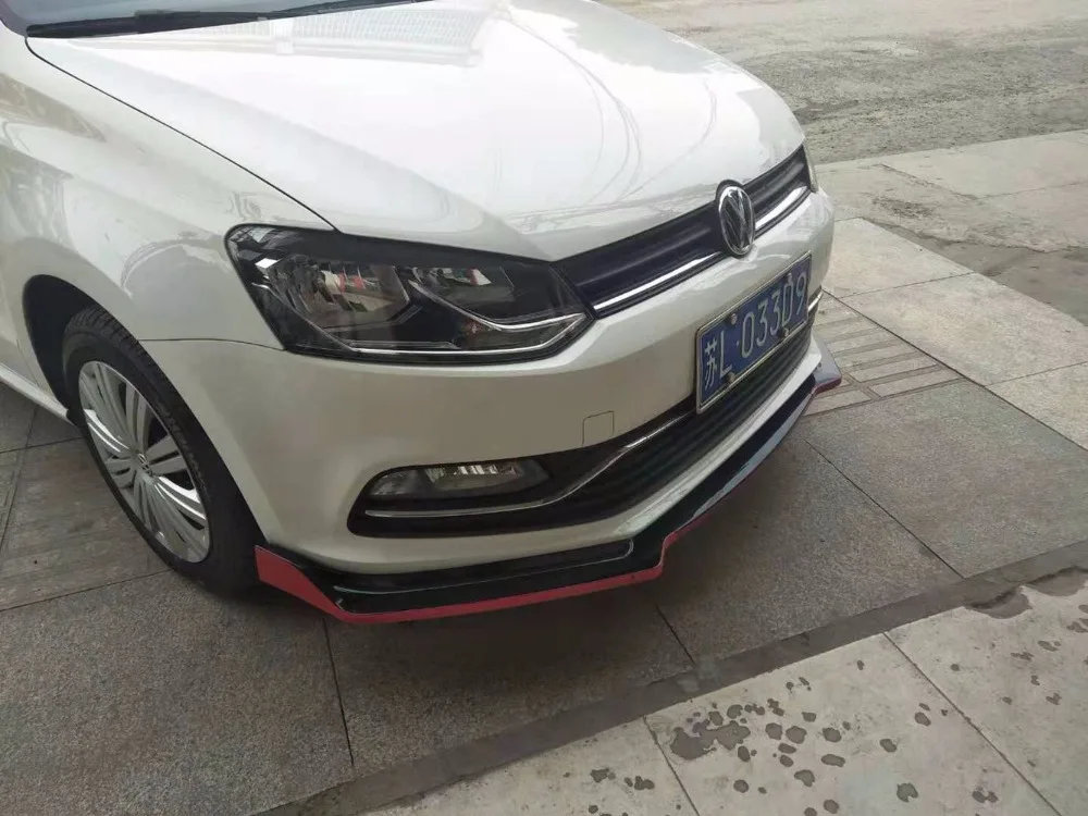 Для volkswagen polo Передний бампер диффузор протектор для 2015-2019 Комплект кузова задний