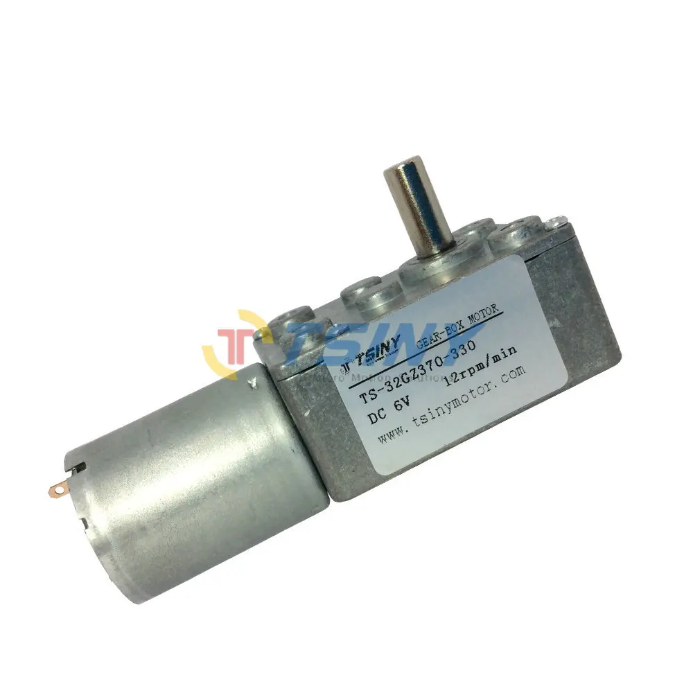 

370 dc gear motor pmdc motor of Miniature Low-speed Motor Robot Motor with Metal Gear Box 6v 12rpm