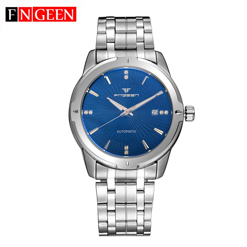 

New Top Brand FNGEEN Hot Automatic Mechanical Watch Mans Watches Luxury Fashion Business Watch Otomatik Saat Cube Clock