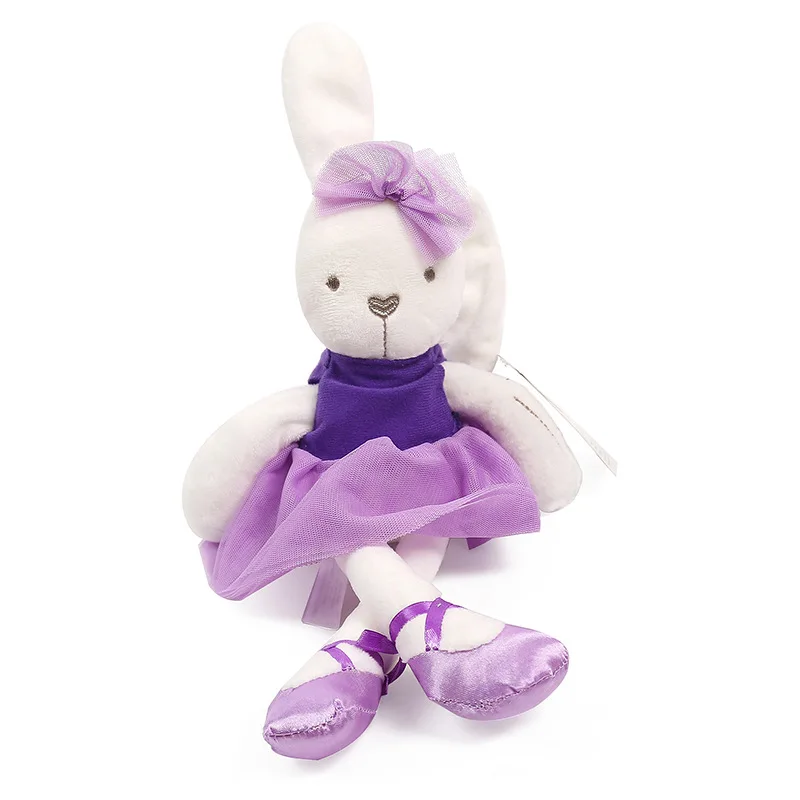Мягкая игрушка в виде кролика, размер 30*25 см, Мягкая Детская плюшевая игрушка в виде животных для маленьких девочек
